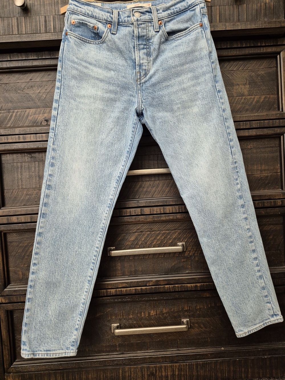 Levi's Wedgie Size 28 Light Blue Denim Jeans